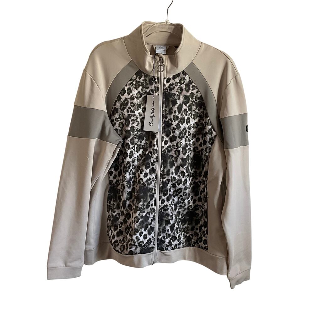 Daily Sports Arielle Natures Wild Fleece Lined Full Zip Golf Jacket - XXL - NEW